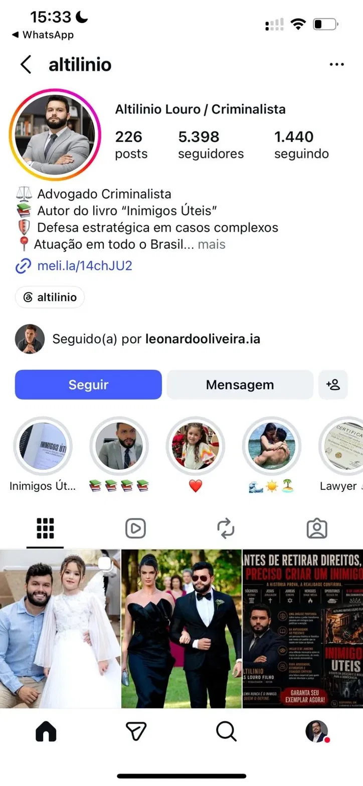 Perfil do Dr. Altilinio