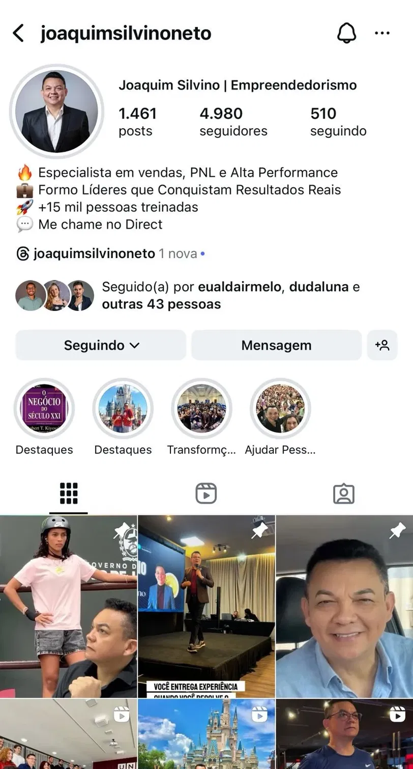 Perfil do Joaquim