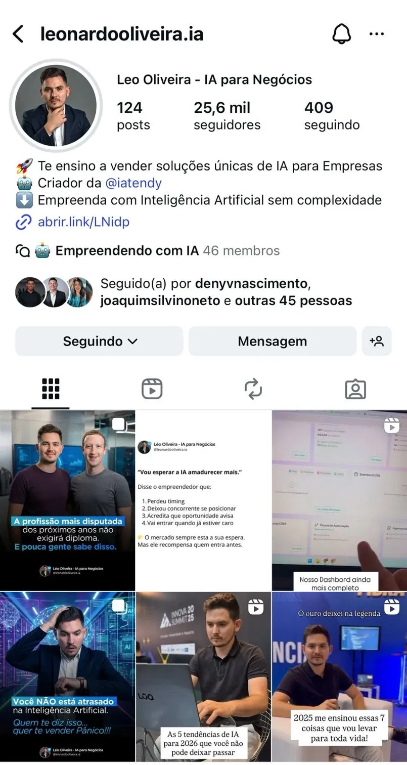 Perfil do Léo Oliveira
