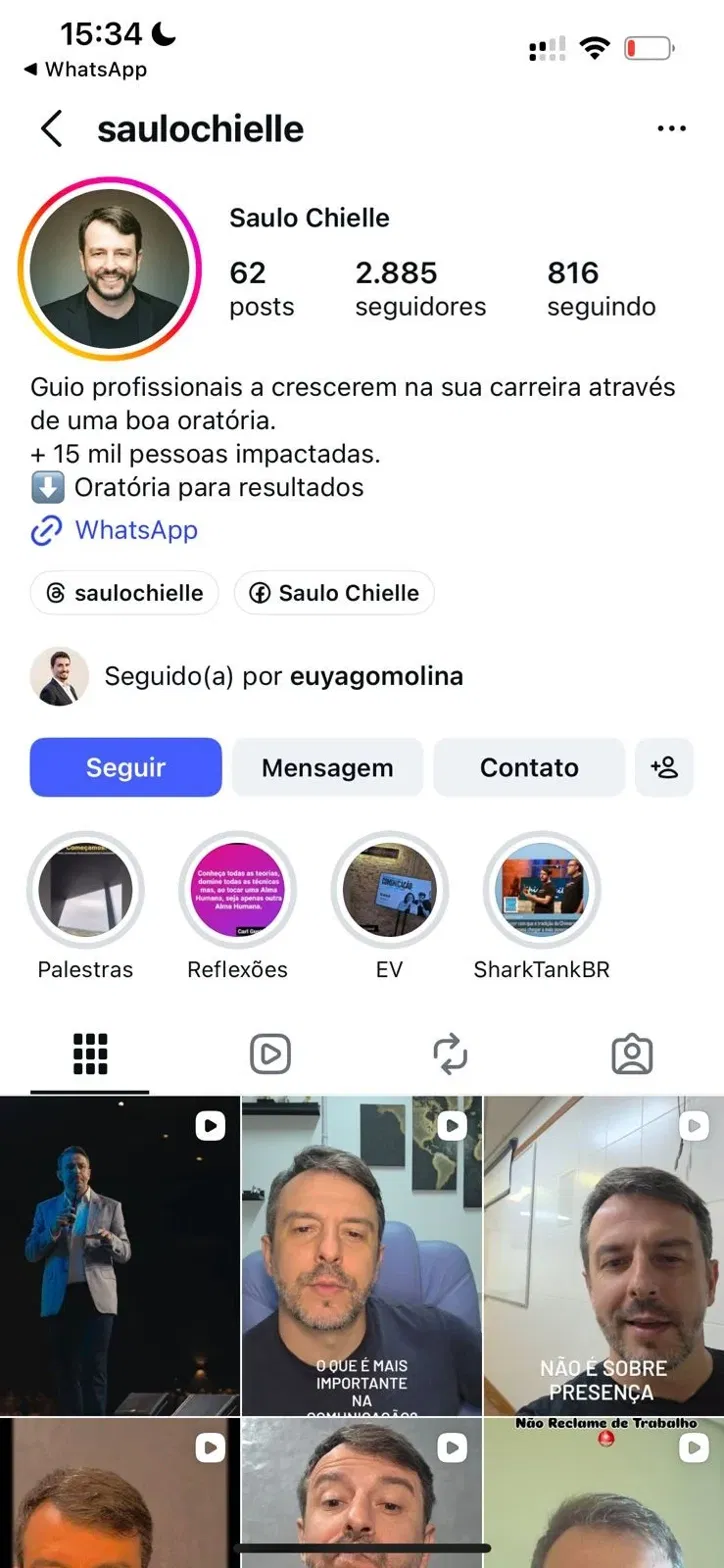 Perfil do Saulo Chielle
